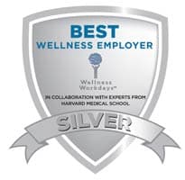 Best wellness employer award logo